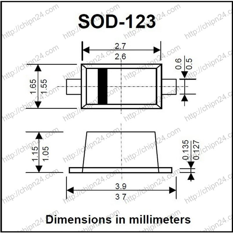 [25 CON] Diode Dán 1N4148 [T4] SOD-123 (SMD Dán) (4148)