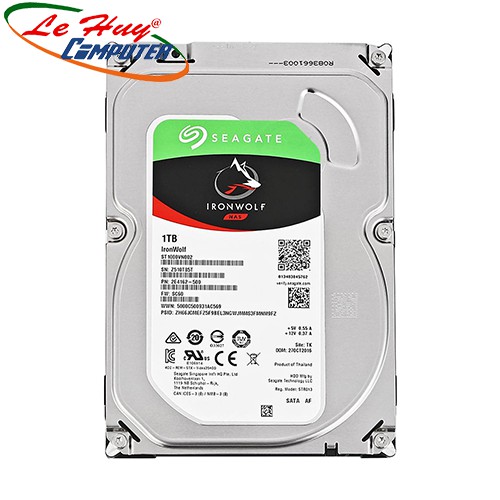Ổ cứng HDD Seagate IronWolf 1TB 3.5 inch SATA III 64MB Cache 5900RPM ST1000VN002