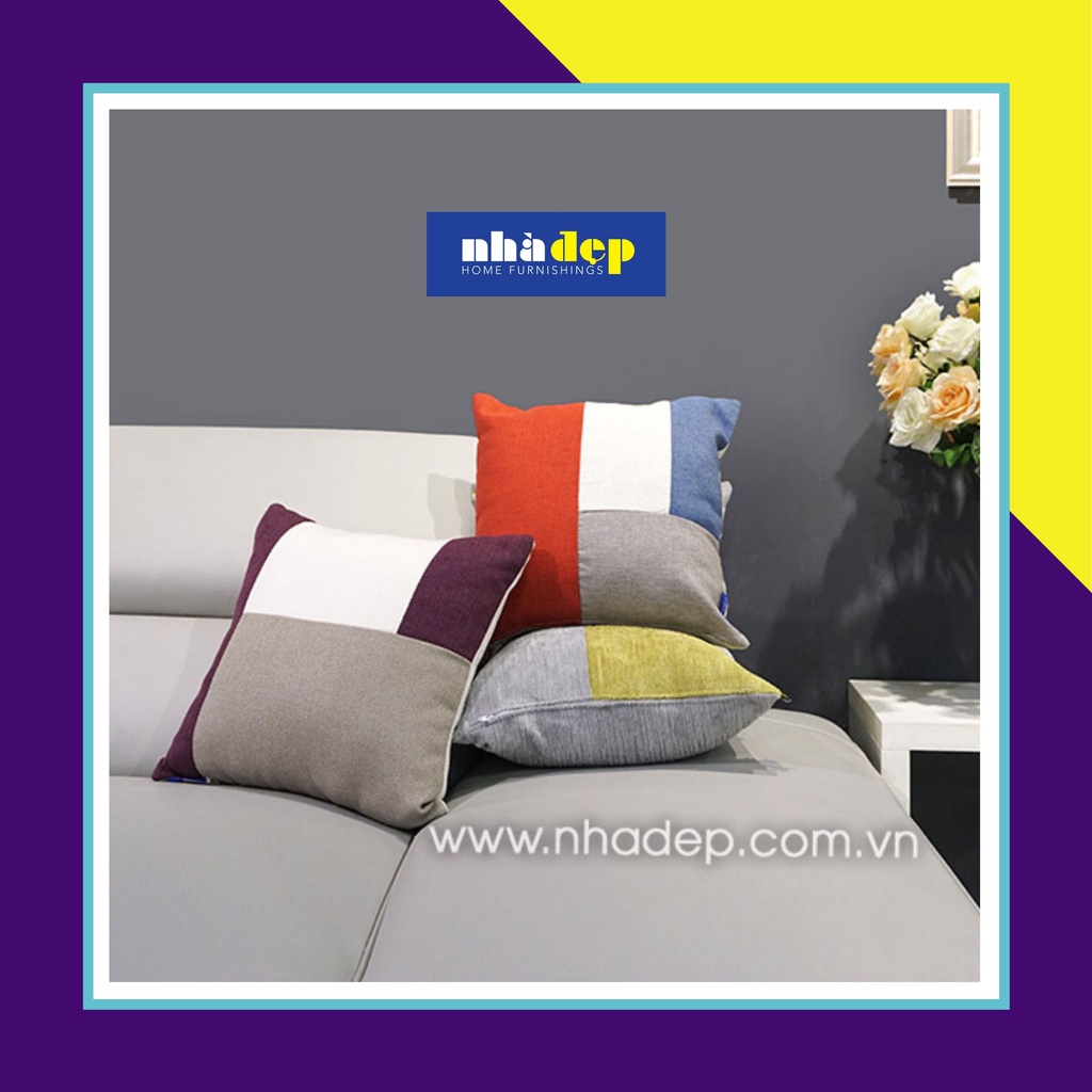 Áo gối 40x40cm vải nỉ cao cấp nhập khẩu, có khóa kéo (không kèm ruột), vỏ gối tựa lưng, vỏ gối sofa | BigBuy360 - bigbuy360.vn