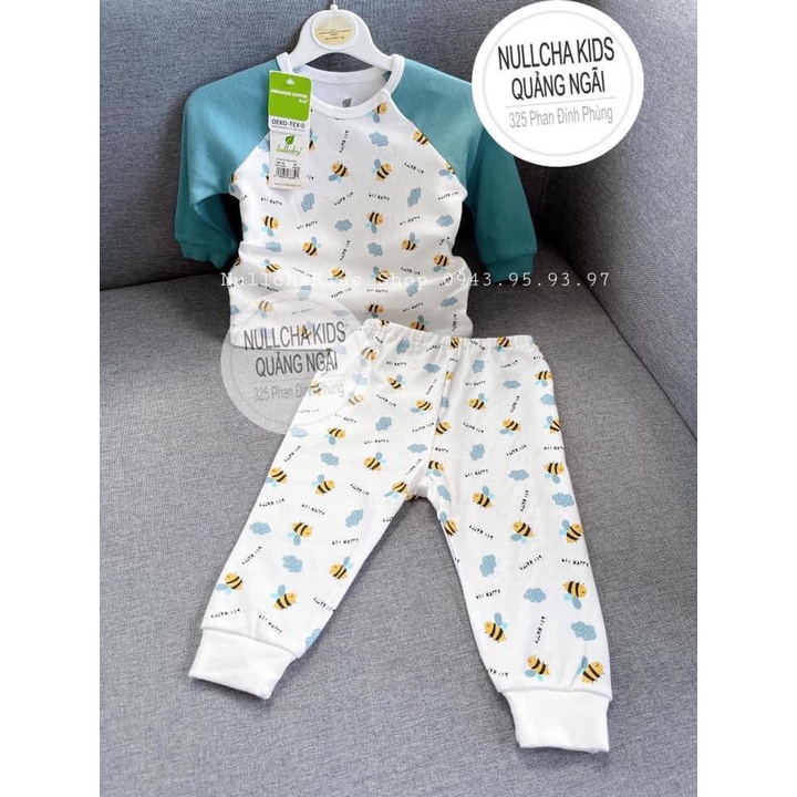 Bộ quần áo dài tay bé trai raglan - Lullaby hàng sale