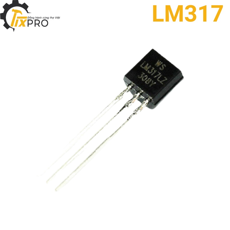 10 con IC ổn áp LM317L 0.1A 1.25V-37V TO-92