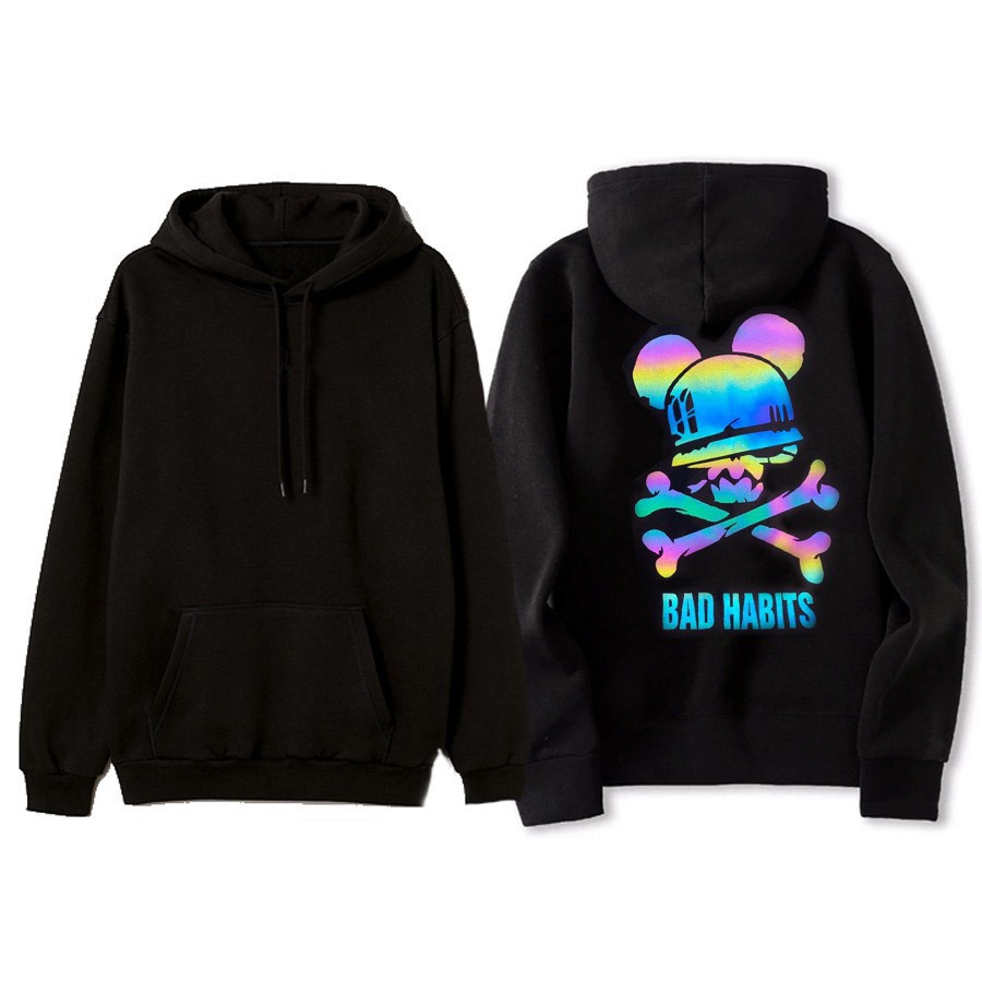 PQ023 Áo Khoác Hoodie. Áo Hooide Phản Quang Nam Nữ Mới (Toni Shop)