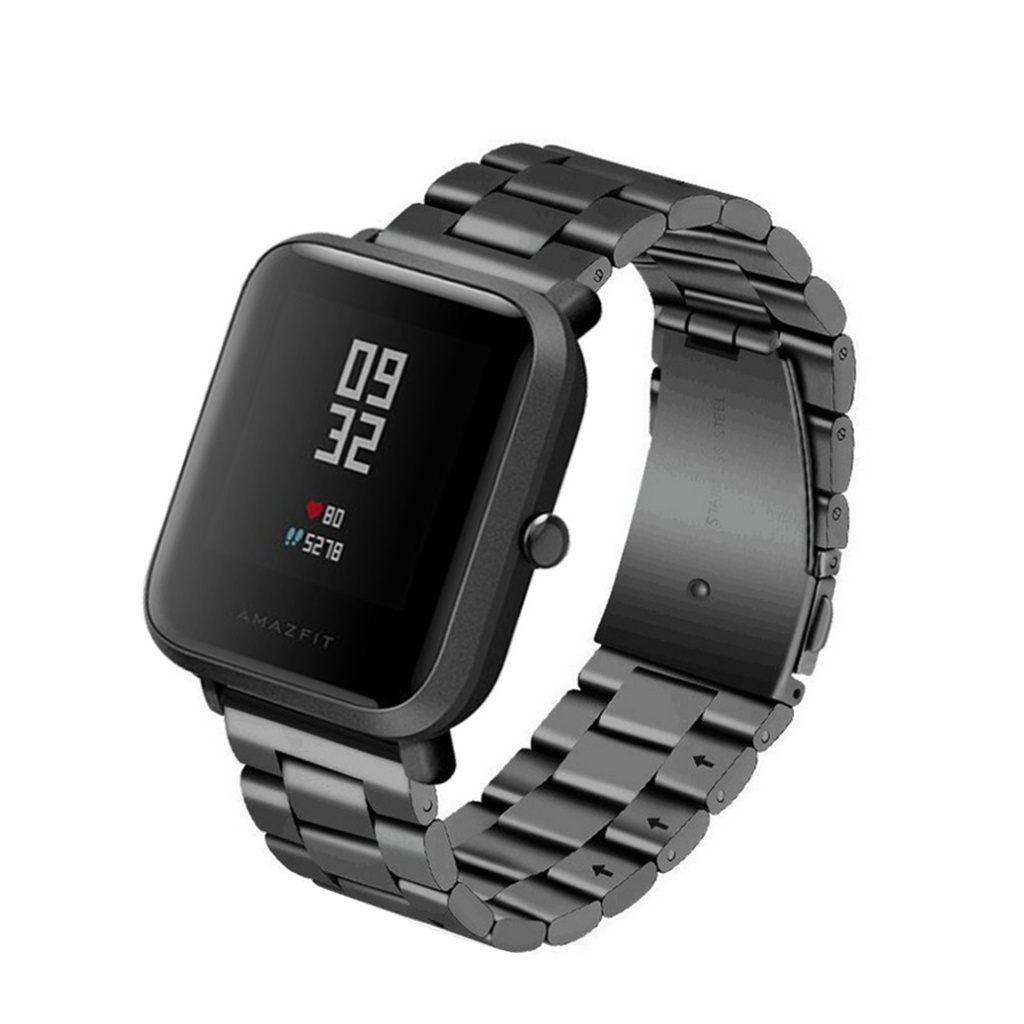 Dây Đeo Inox Cho Đồng Hồ Thông Minh Huami Amazfit 20 / 22mm