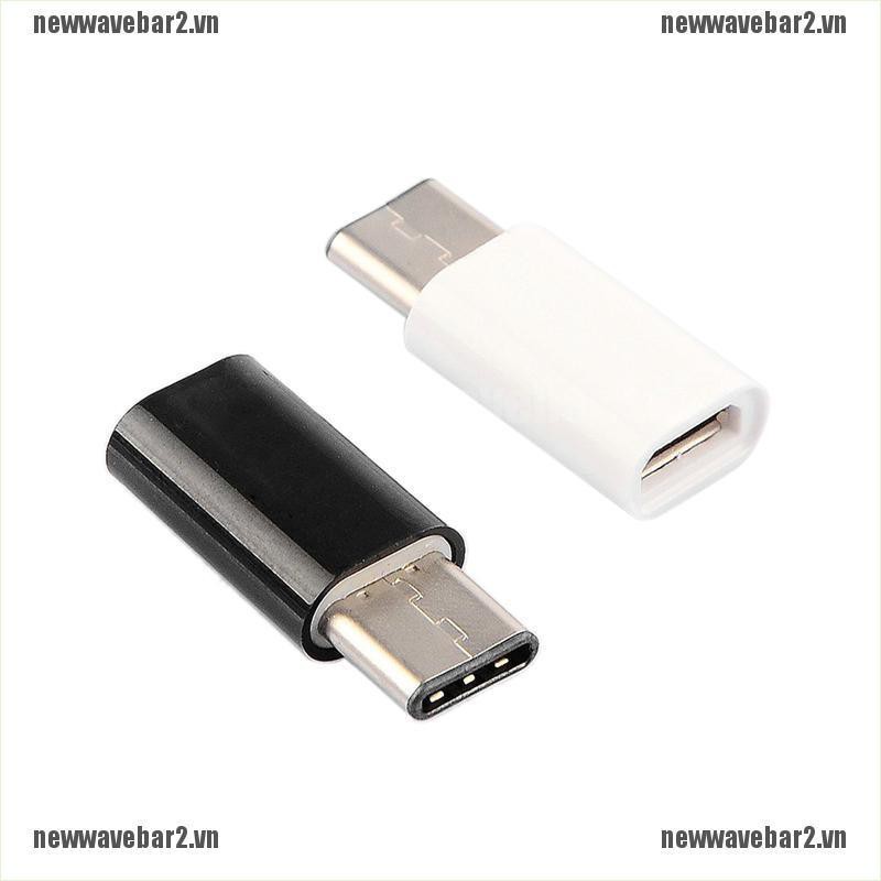 Set 2 Đầu Chuyển Đổi Usb 3.1 Type C Sang Micro Usb Female