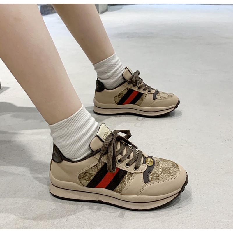 Giày thể thao nữ pha mầu cá tính,dáng thể thao năng động mã HV 003