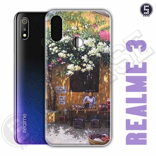 Ốp điện thoại Realme 3 Dẻo Chống Shock Nhiều Mẫu Tuyển Tập 5 Phố Cổ Sơn Dầu A3512-CL5