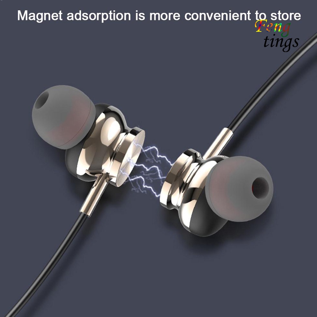 Tai Nghe Bluetooth 5.0 Không Dây Đeo Cổ Âm Thanh Nổi Hd