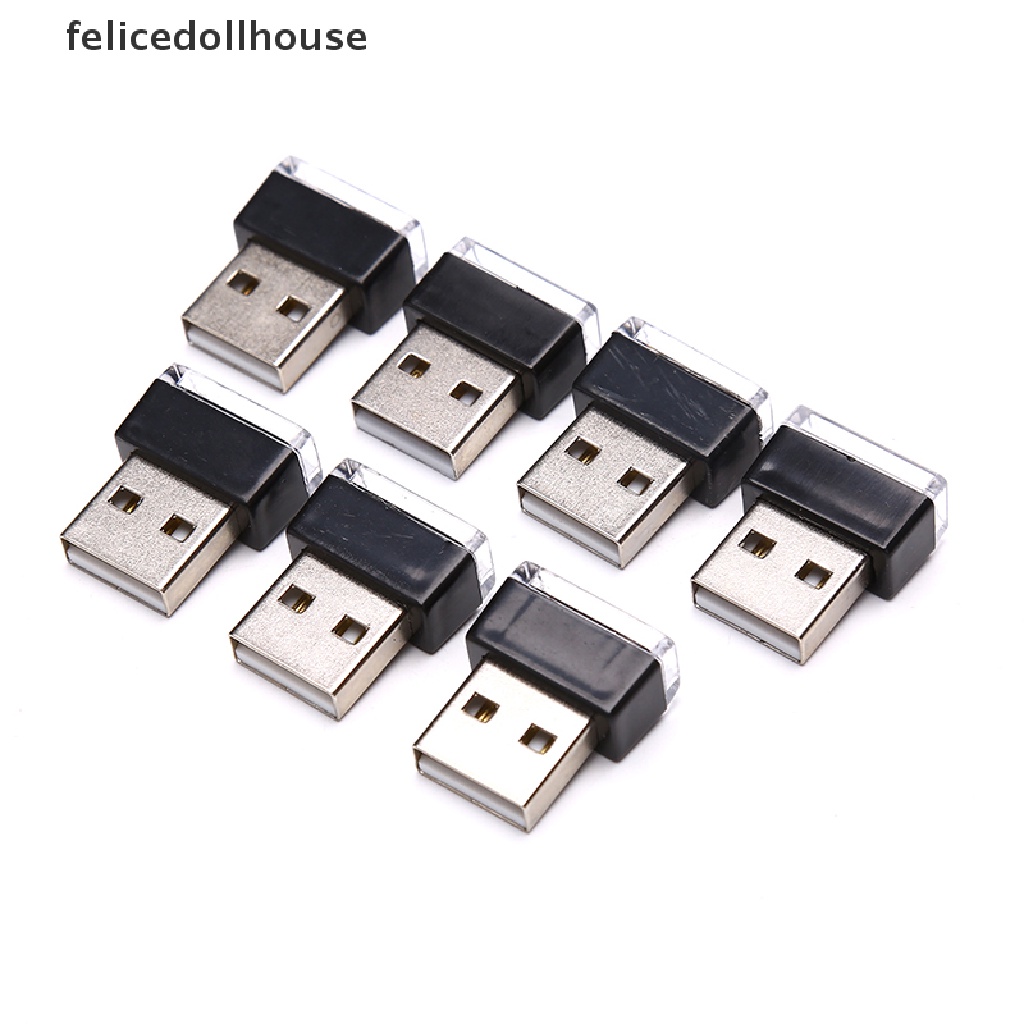 Bóng Đèn LED USB Mini Ánh Sáng Neon Trang Trí Nội Thất Xe Hơi