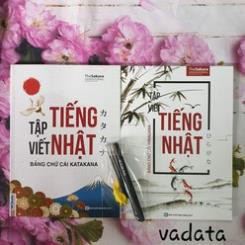 Sách - COMBO Tập Viết Tiếng Nhật Bảng Chữ Cái Hiragana và Katakana