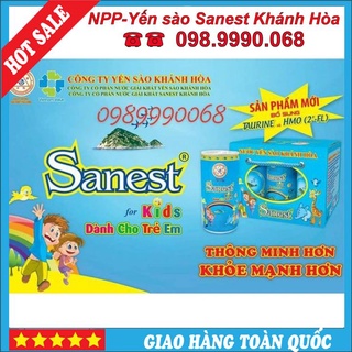 Nước Yến sào Sanest trẻ em thùng 30 lon *190ml .