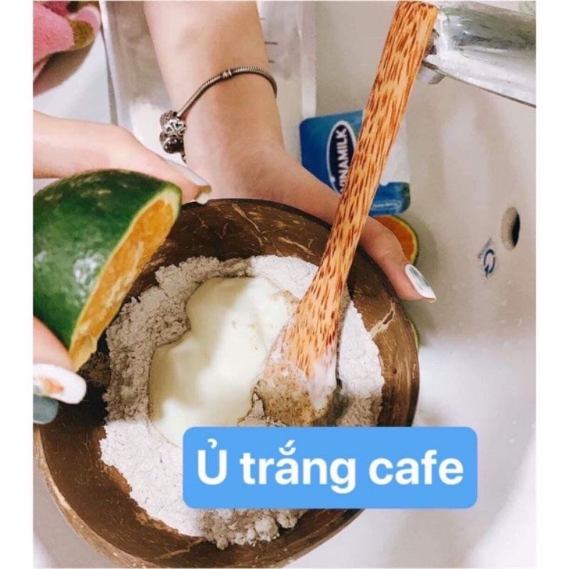 (Y hình) xả kho Ủ TRẮNG CAFE CHO BODY VÀ MẶT HANDMADE