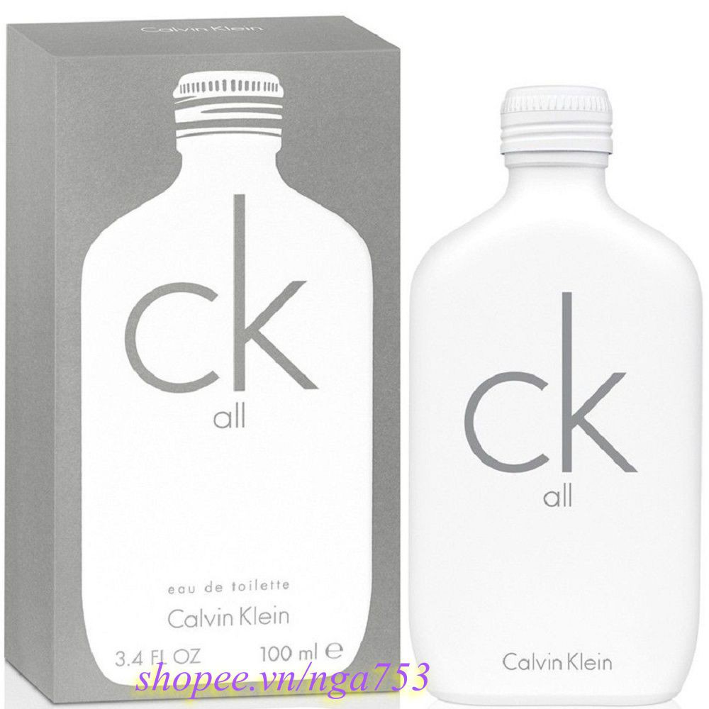 Nước Hoa Unisex (nam, nữ) 100ml Calvin Klein CK All Chính Hãng, shop 99K Cung Cấp & Bảo Trợ.