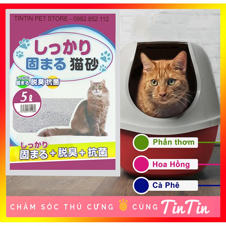 Cát Vệ Sinh Cho Mèo NHẬT BẢN BAO 10L và 5L- Cát Mèo Gagette Cat Litter #Tintin Pet Store