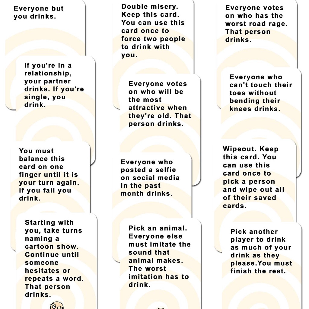 These Cards Will Get You Drunk Too   Bộ Bài Trò Chơi Tương Tác Vui Nhộn Cho Người Lớn Thích Hợp Dùng Khi Hội Tiệc