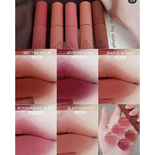 Son 3CE Velvet Lip Tint
