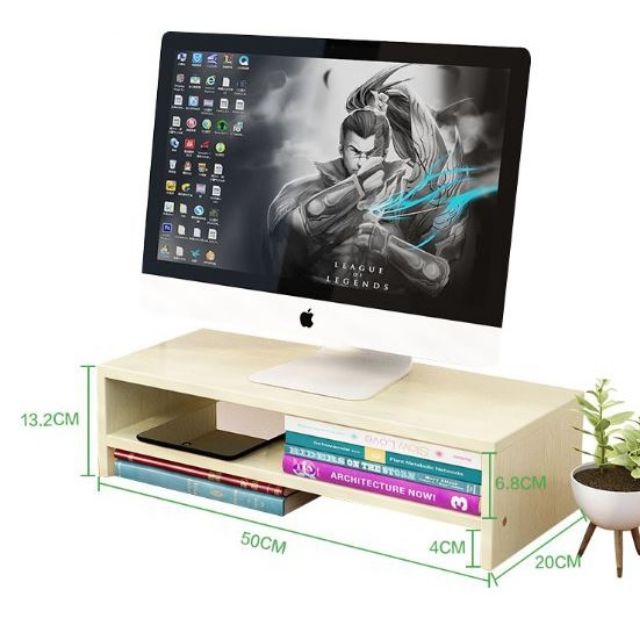 Kệ để màn hình máy tính 2 tầng