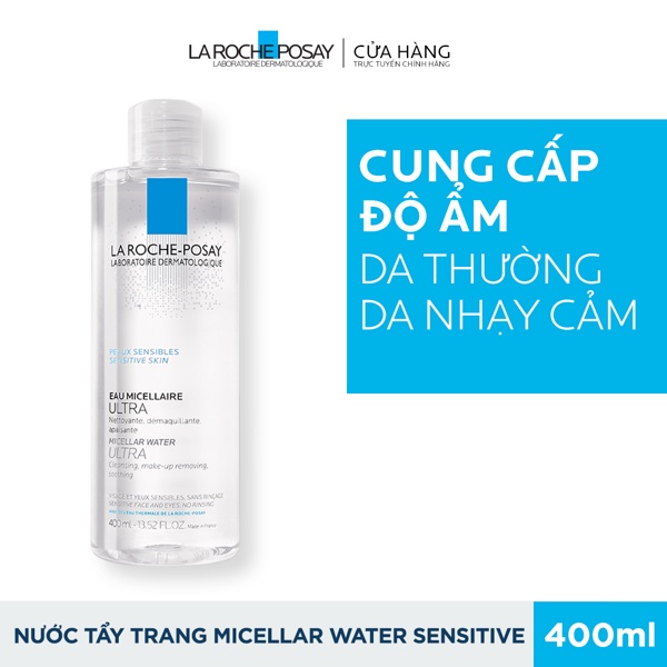 Nước Tẩy Trang La Roche Posay Cho Da Dầu Mụn, Da Khô, Da Nhạy Cảm Effaclar Eau Micellaire Ultra 400ml