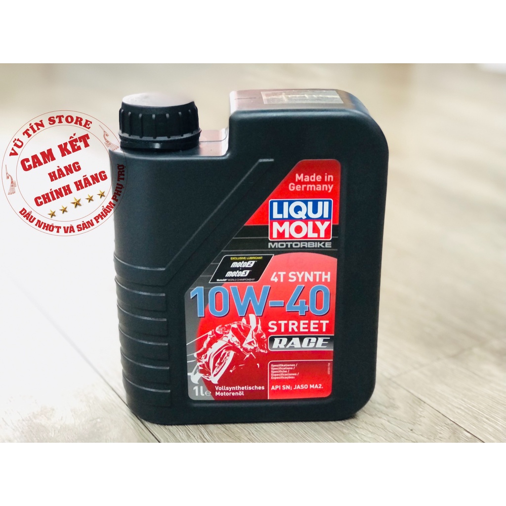 Dầu nhớt động cơ Liqui Moly 4T SYNTH Street Race 10W-40