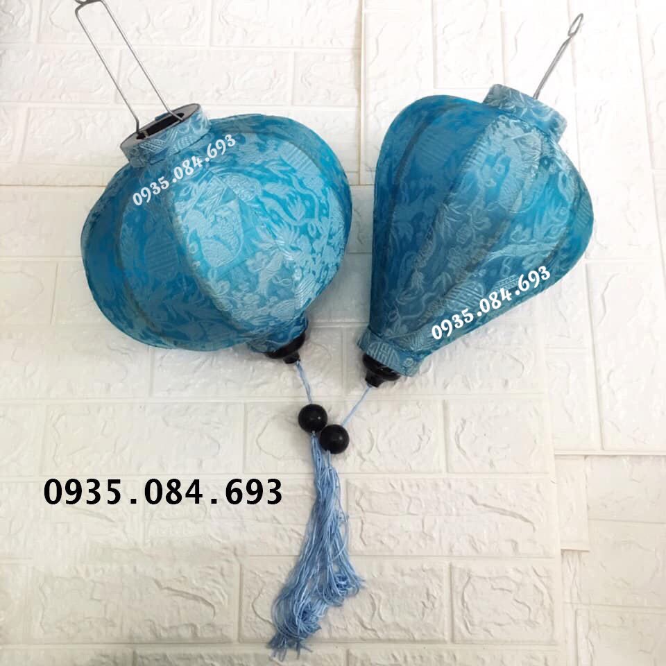 [Rẻ vô địch] Đèn lồng hội an_Lụa tơ tằm_Size 30CM.Tròn, Tỏi