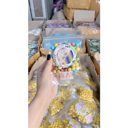 100gram Viên Mầm mix sắc màu, matcha, cacao, sữa, việt quất, dâu tây...