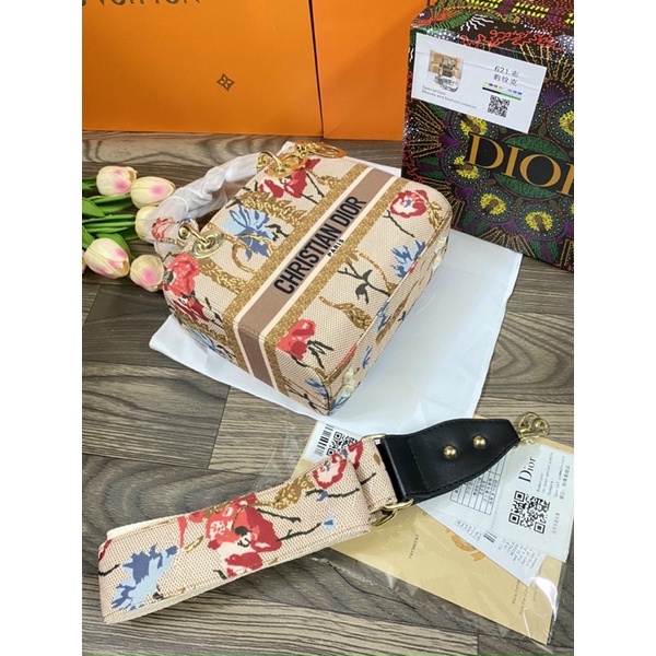 Túi D"ior Lady Hoạ Tiết