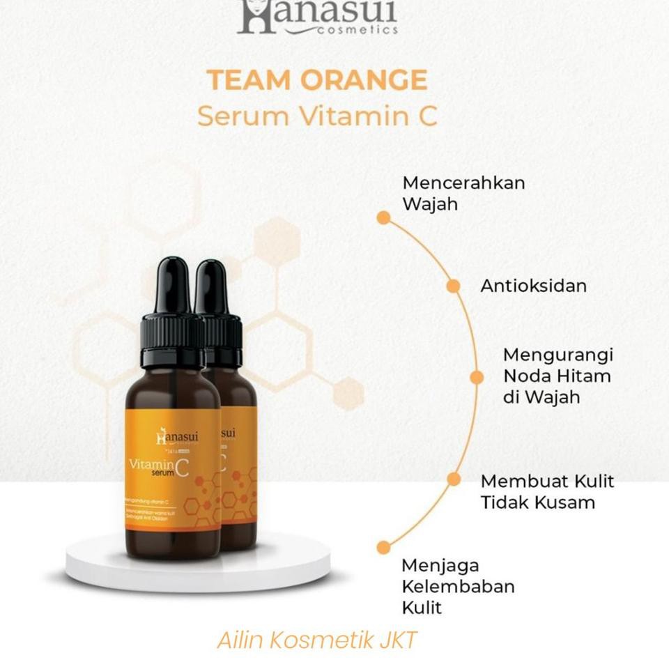 (Hàng Mới Về) Serum Vitamin C Mall Hanasui Dưỡng Trắng Da Trị Mụn Hiệu Quả