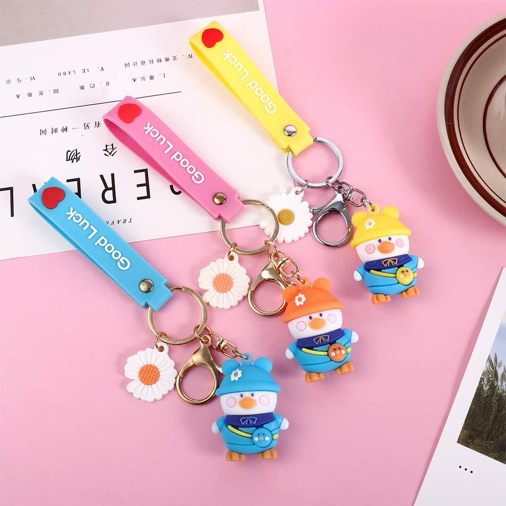 Móc Khóa Hình Vịt PEWANY Lalafanfan Dễ Thương Trang Trí Ba Lô / Túi Xách / Xe Hơi