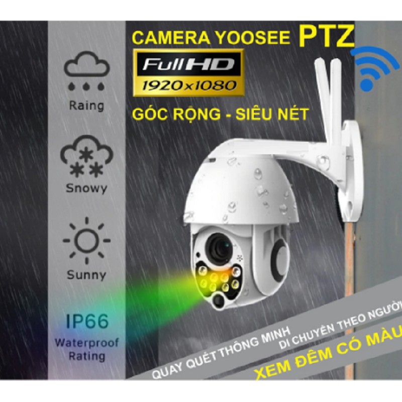 Camera IP YooSee Xoay 360 độ PTZ - Cao cấp Full HD | BigBuy360 - bigbuy360.vn
