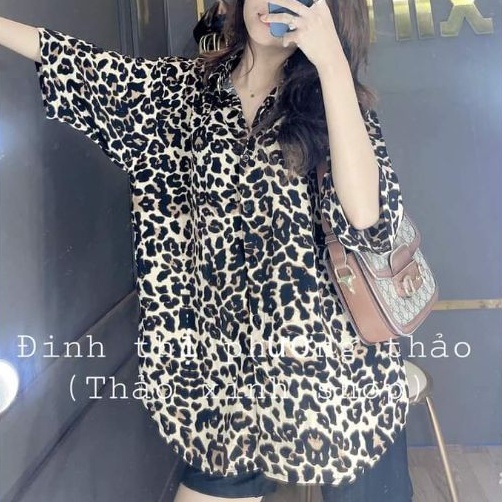 Sơ mi beo tay ngắn và ngựa vằn phôm UNISEX