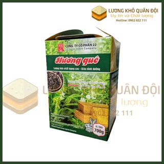Lương khô hương quê, hộp 700 gram, lương khô quân đội, vị muối mè