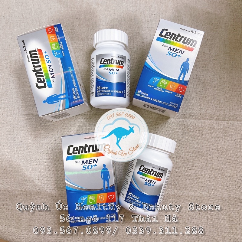 Vitamin tổng hợp nam nữ Centrum | Thế Giới Skin Care