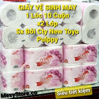 Giấy Vệ Sinh May Bathroom Tisue 2 Cuôn 2 Lớp