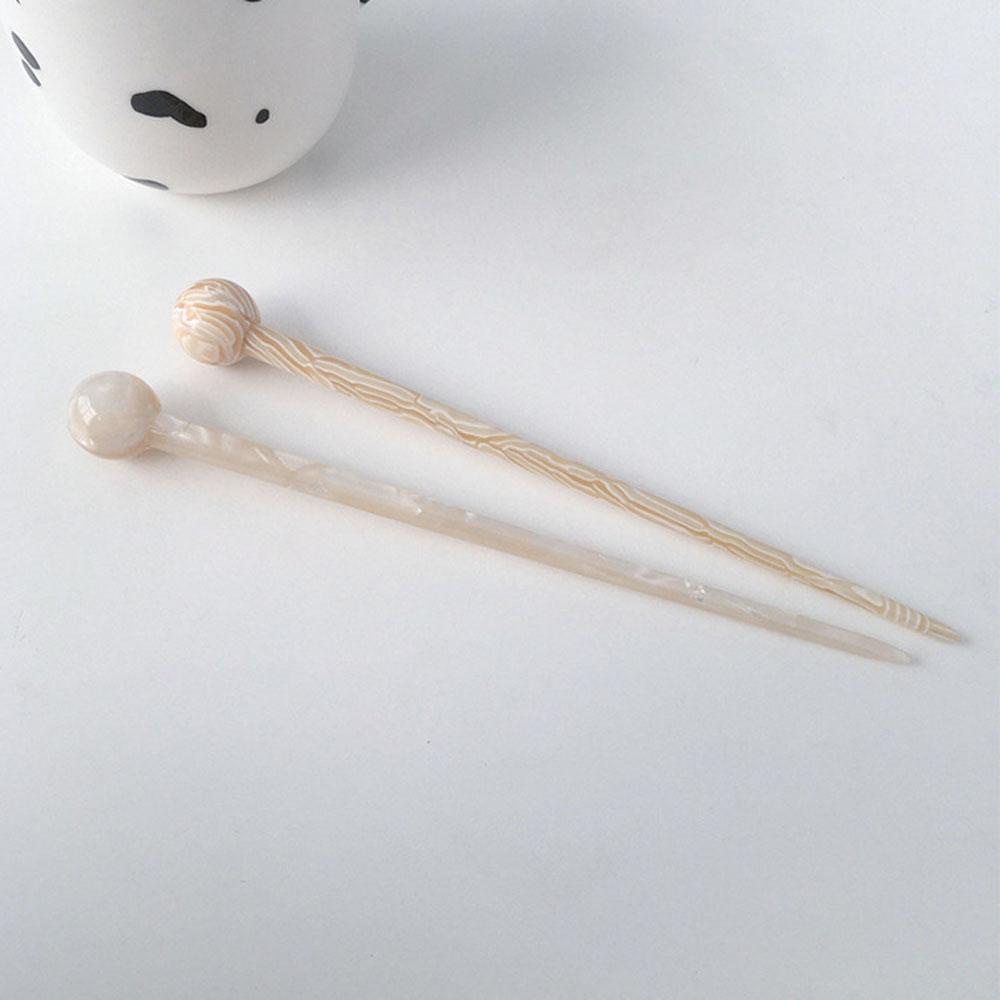 EXPEN Trâm Cài Tóc Bằng Nhựa Họa Tiết Mực In Thời Trang Cổ Điển Cho Nữ