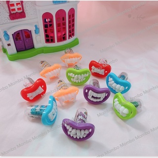 (5/10/20 cái ) kẹo mút hàm răng halloween vui nhộn , kẹo halloween