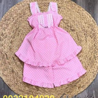 Pijama thái lan chấm bi