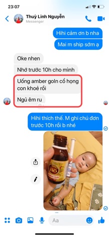 Tinh chất ho Amber Cầu bình an