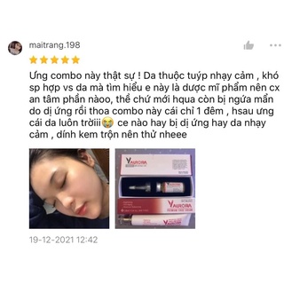 [GIÁ SỈ] Kem face Vaurora, Kem face gạo sâm Vaurora (3 tuýp)