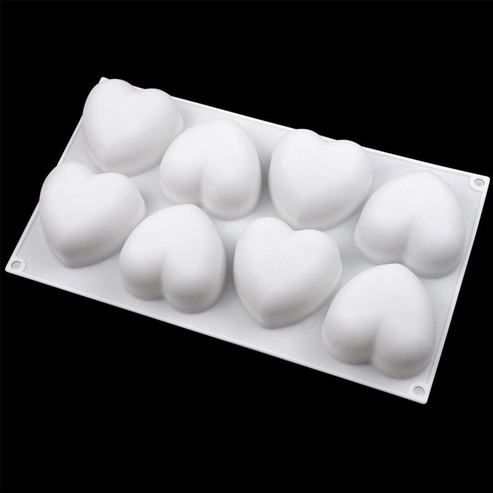 Khuôn Làm Xà Phòng Thủ Công Hình Trái Tim Bằng Nhựa Resin