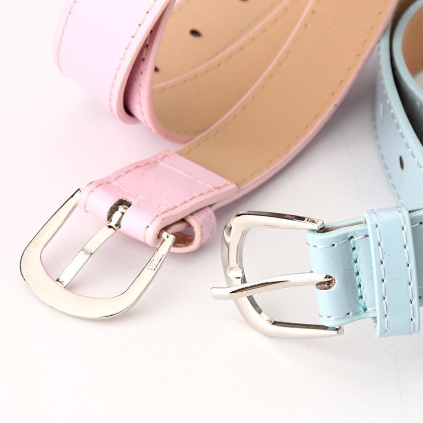 Thắt Lưng Nữ Cute Kiểu Hàn Quốc TL008 ShopMaySG, Dây Lưng Nữ, Dây Nịt Nữ Chất Liệu Da PU Khóa Kim Loại Dễ Thương