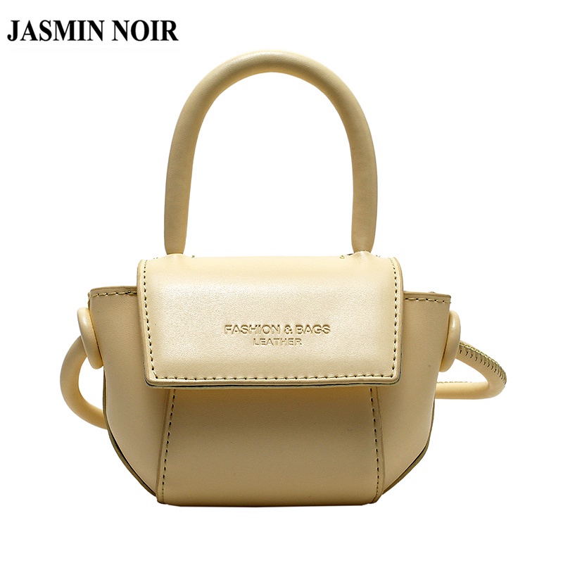 Túi Xách JASMIN NOIR Da PU Hình Thang Thiết Kế Đơn Giản Cho Nữ
