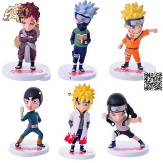 1620 Mô hình Naruto Chibi lớn nhiều nhân vật Gaara Kakashi Naruto Rock Lee Minato Neji