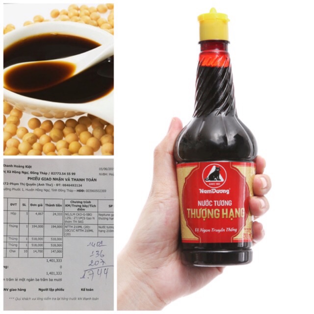 Nước tương thượng hạng Nam Dương 210ml