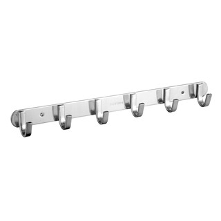 Móc treo quần áo 6 móc inox 304 cao cấp MA09