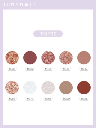 Phấn Mắt Judydoll Màu Đơn Sắc Lấp Lánh