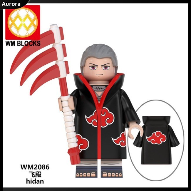 Mô Hình Đồ Chơi Lego Nhân Vật Naruto Akatsuki Sasuke Itachi Madara Obito WM6105 6106