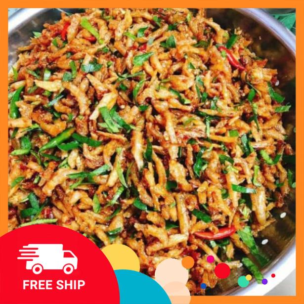 CÁ CƠM SẤY LÁ CHANH - THƠM NGON - 100G / 250G / 500G