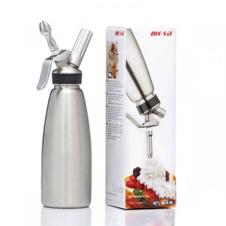 Bình xịt kem tươi mosa inox - bình 0.5l