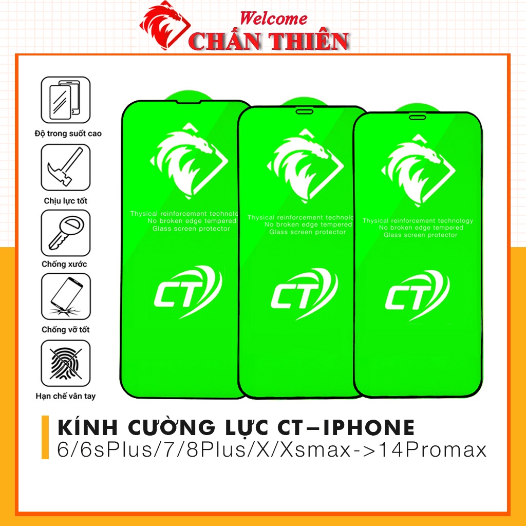 [Cao Cấp] Dùng thử cường lực iphone 7 Plus Xs max 11 Pro 6s 6 Plus 8 Plus X Xs Xr 12 promax 13 cao cấp - Kính [20D]