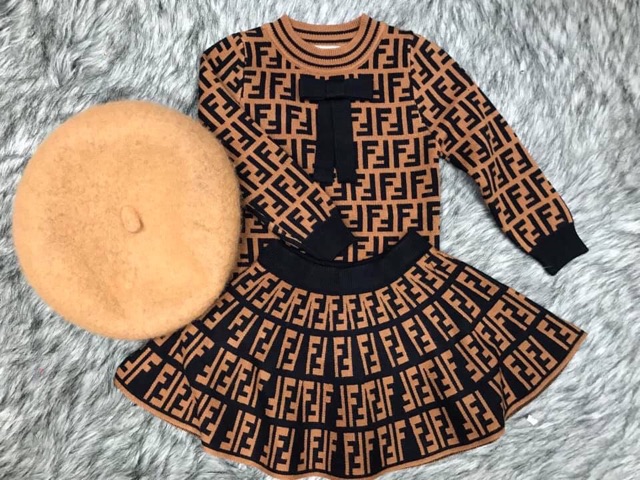 Freeship 99k TQ_Set váy len nhí