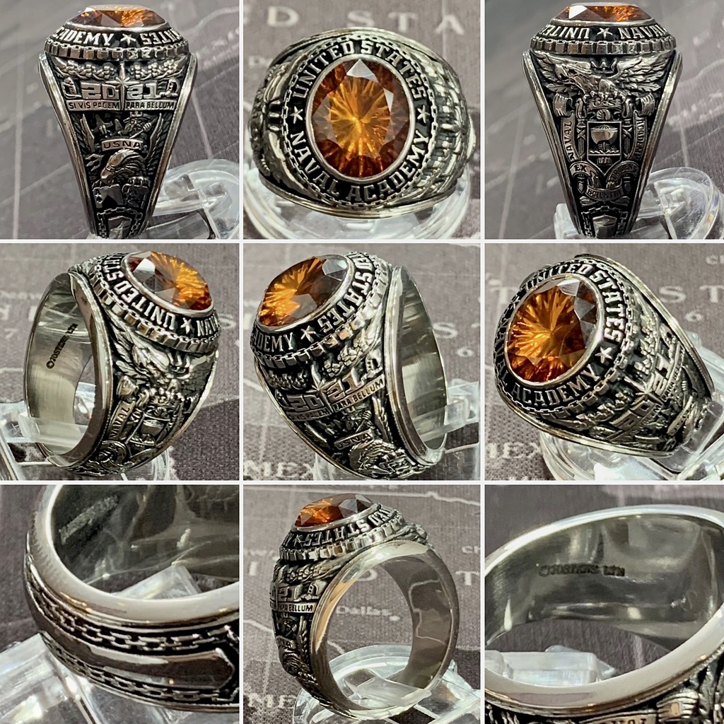 Nhẫn Mỹ Chính Hãng - USNA Class of 2021 Ring